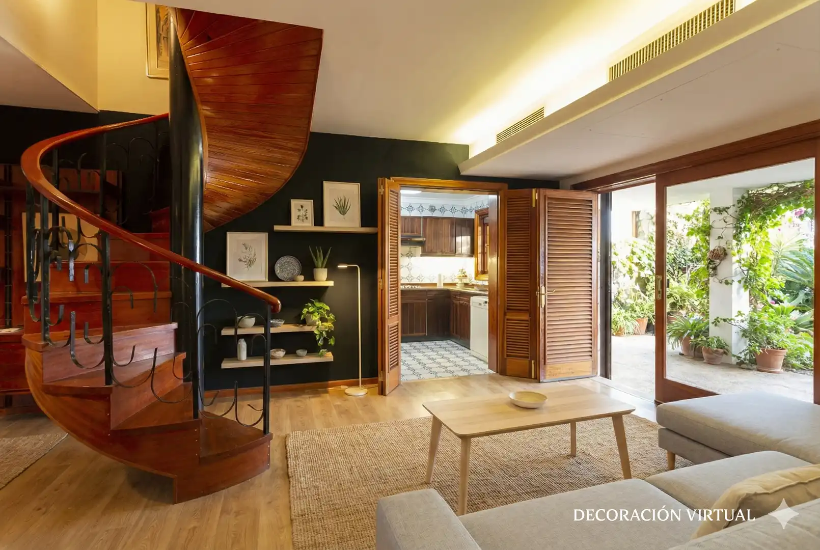 Sala de estar de Casa o chalet en venta en Las Palmas de Gran Canaria con Calefacción, Jardín privado y Parquet