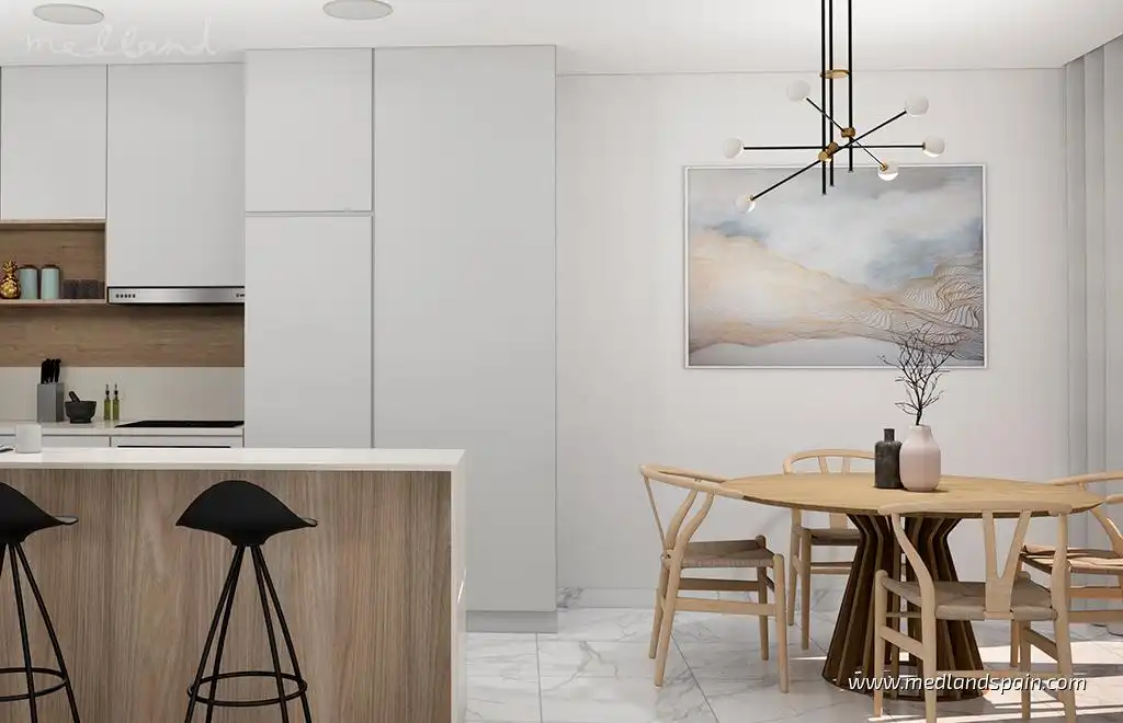 Cocina de Casa adosada en venta en Rojales con Jardín privado y Terraza