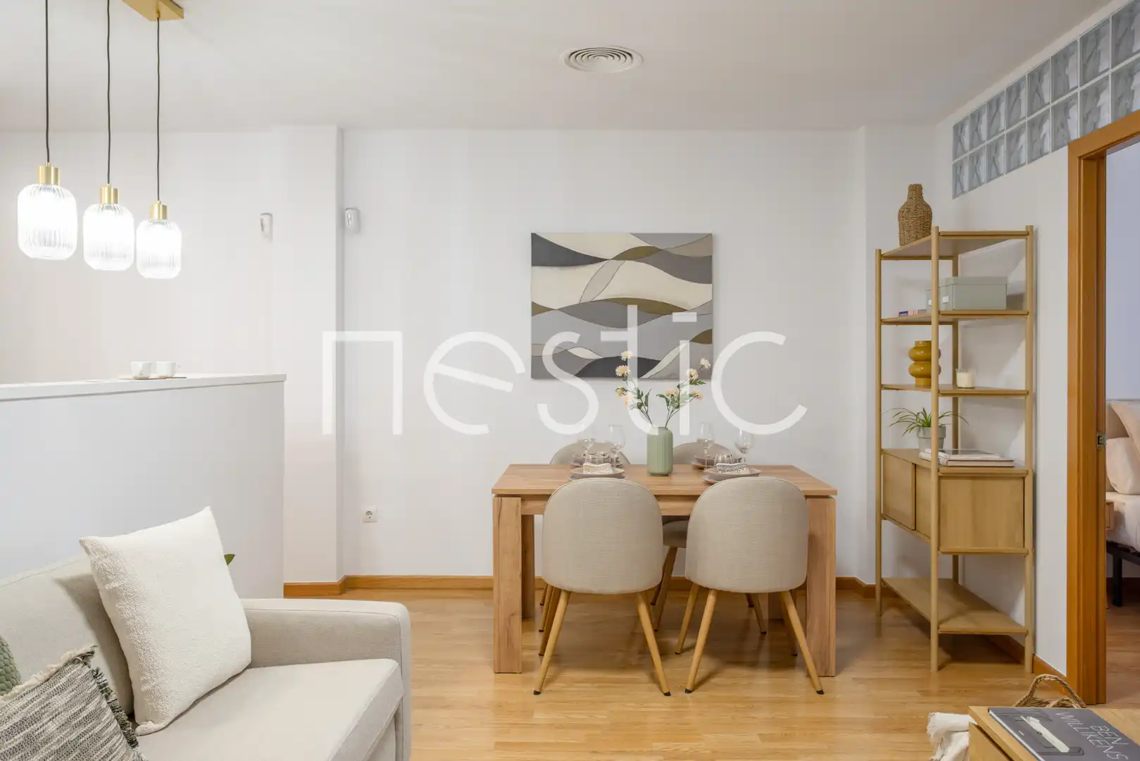 Wohnzimmer von Wohnungen zur Miete in Madrid mit Klimaanlage, Heizung und Möbliert