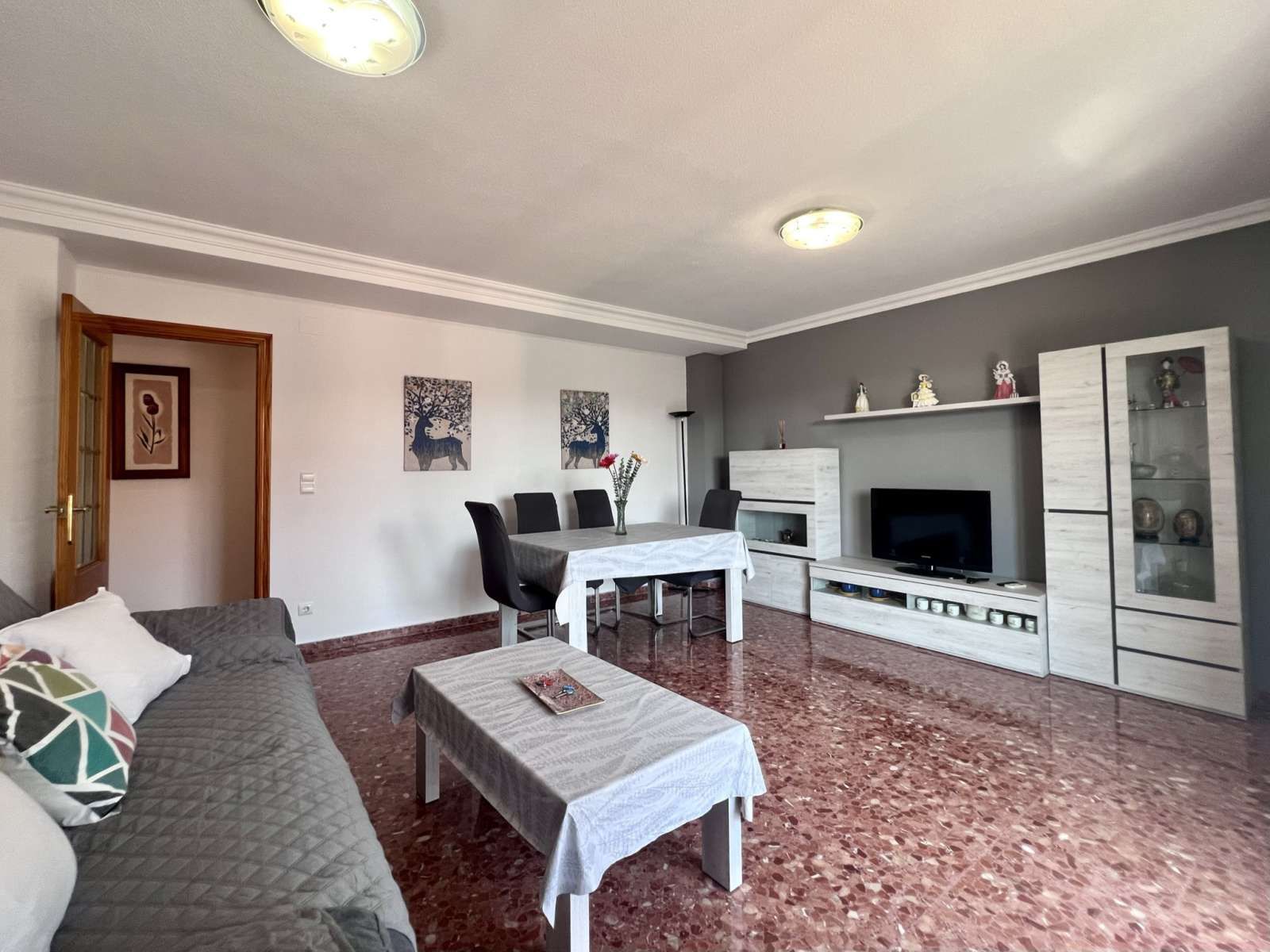Sala de estar de Apartamento para compartir en Albal con Aire acondicionado, Calefacción y Terraza