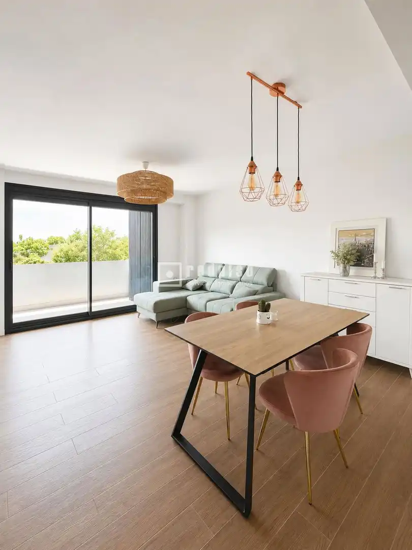 Sala de estar de Piso de alquiler en Alcobendas con Aire acondicionado, Calefacción y Jardín privado