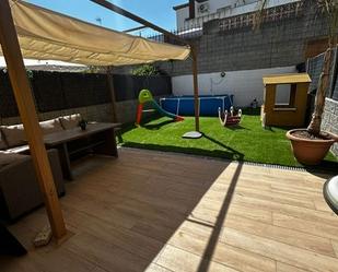 Terrace of Single-family semi-detached for sale in Algeciras  with Air Conditioner, Heating and Private garden