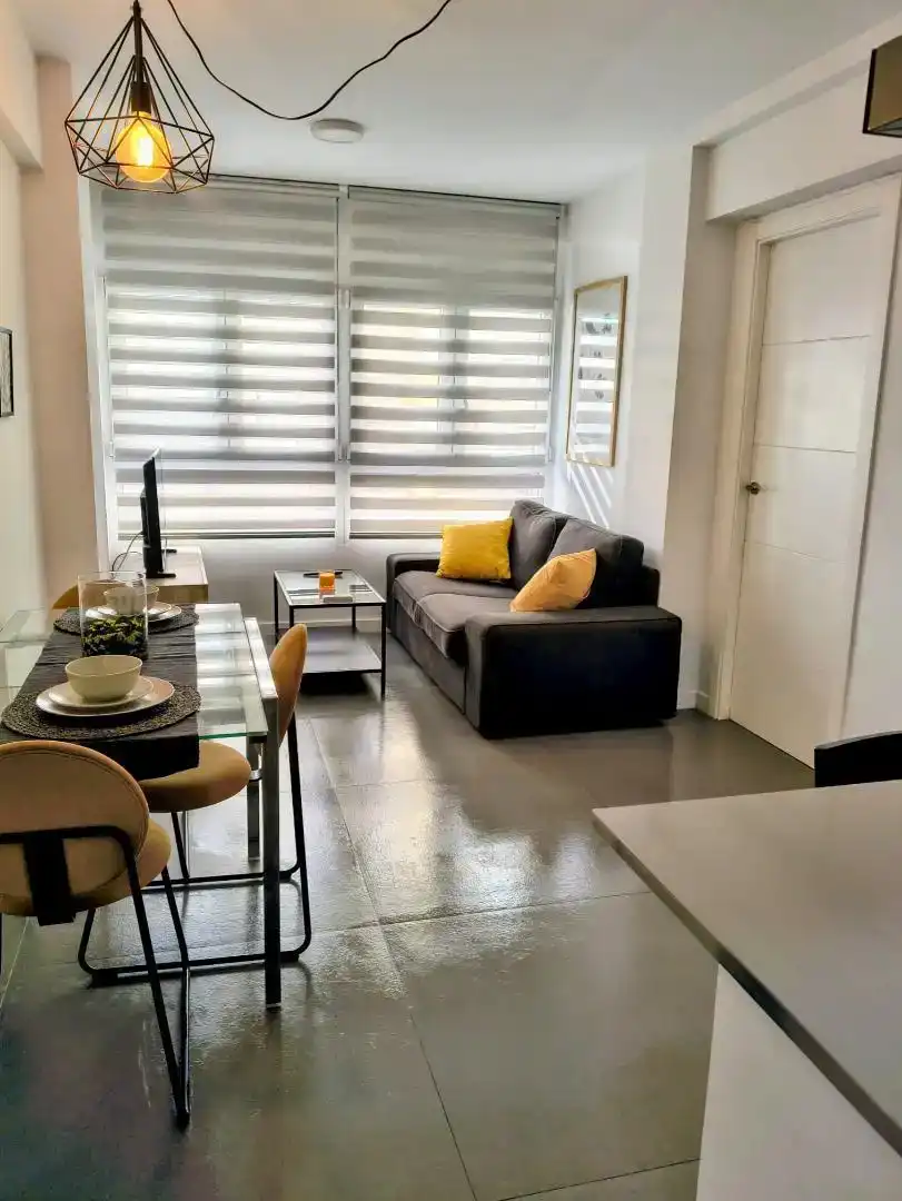 Sala d'estar de Pis de lloguer en Málaga Capital amb Aire condicionat