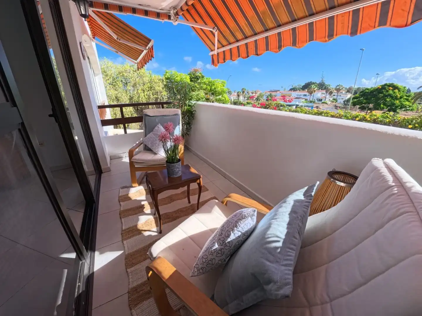 Terraza de Apartamento de alquiler en Puerto de la Cruz con Calefacción, Terraza y Trastero