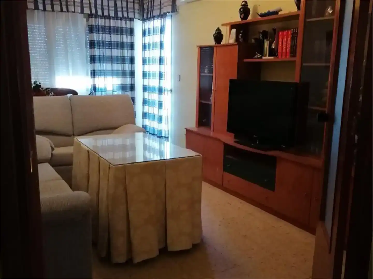 Sala de estar de Piso en venta en Calañas con Aire acondicionado, Amueblado y Horno