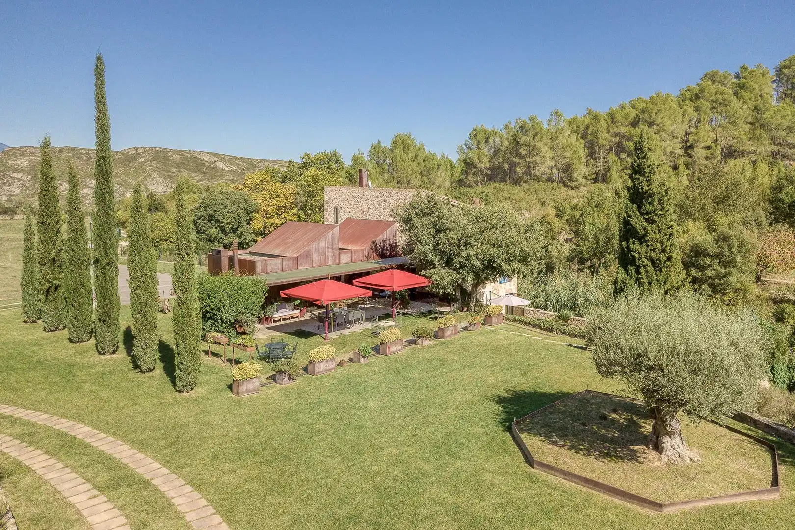 Jardín de Finca rústica en venta en Boadella i les Escaules con Calefacción, Jardín privado y Terraza
