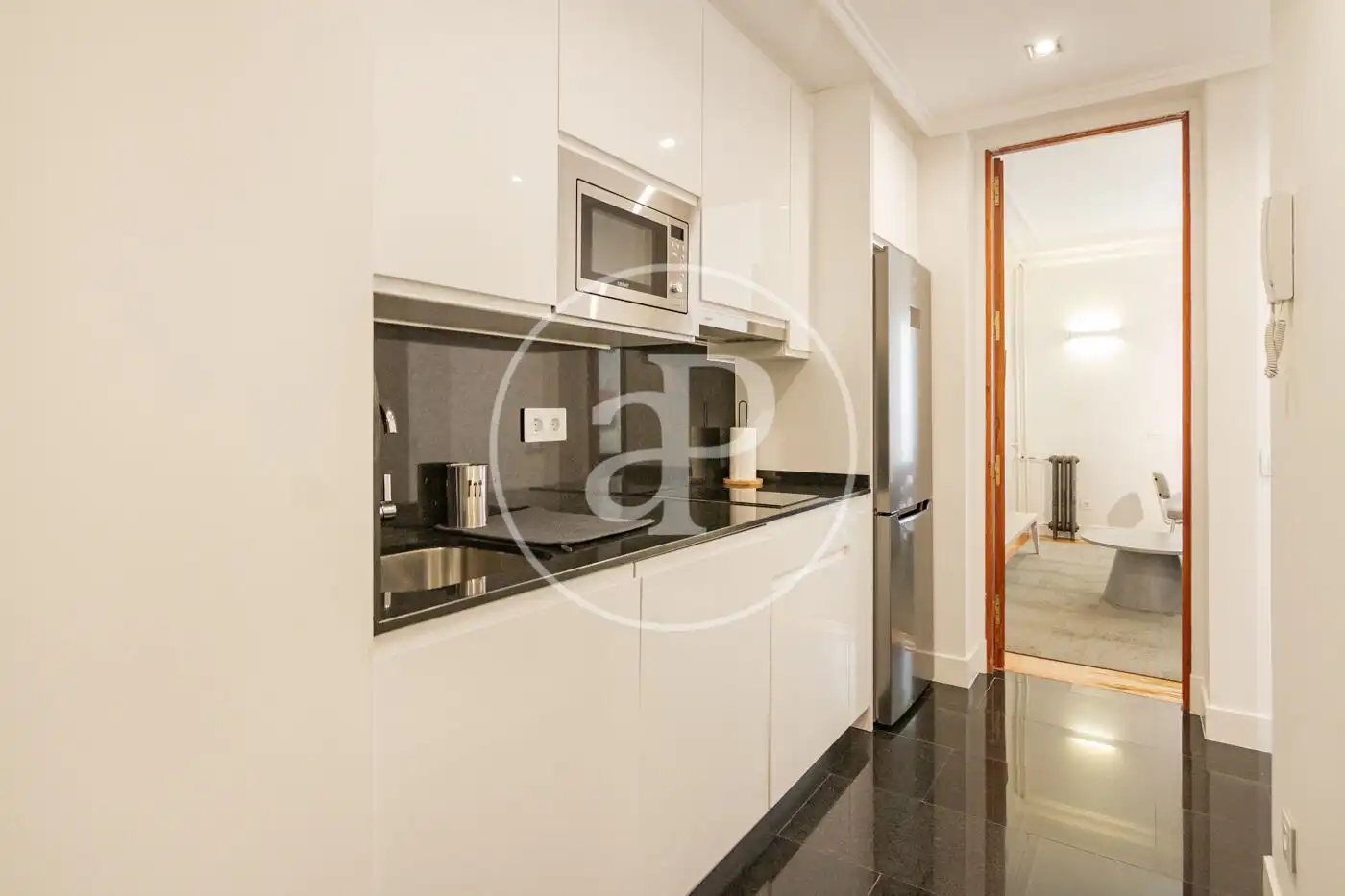 Küche von Wohnung zur Miete in Madrid mit Klimaanlage, Heizung und Möbliert