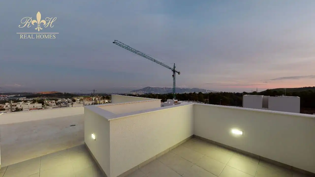 Terraza de Casa o chalet en venta en Polop con Aire acondicionado, Calefacción y Trastero