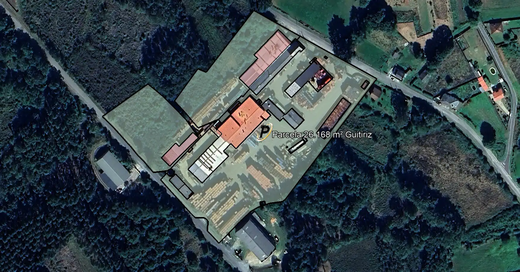 Terreno industrial en venta en Guitiriz