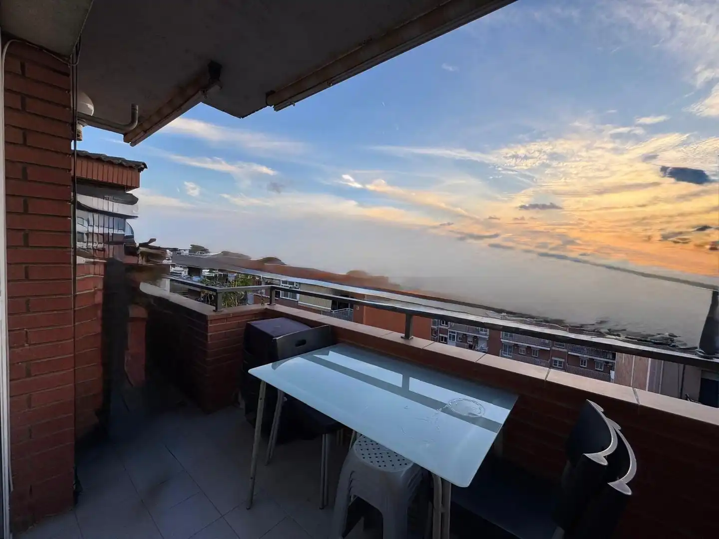 Terrace of Flat for sale in Badalona  with Air Conditioner and Heating