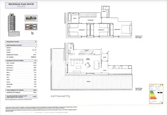 Attic for sale in Mislata  with Air Conditioner and Alarm