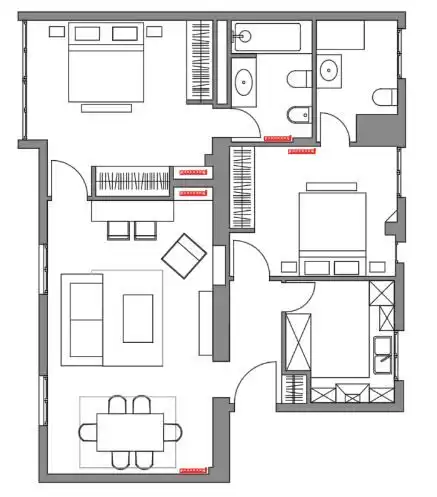 Apartament de lloguer en Madrid amb Aire condicionat, Calefacció i Moblat