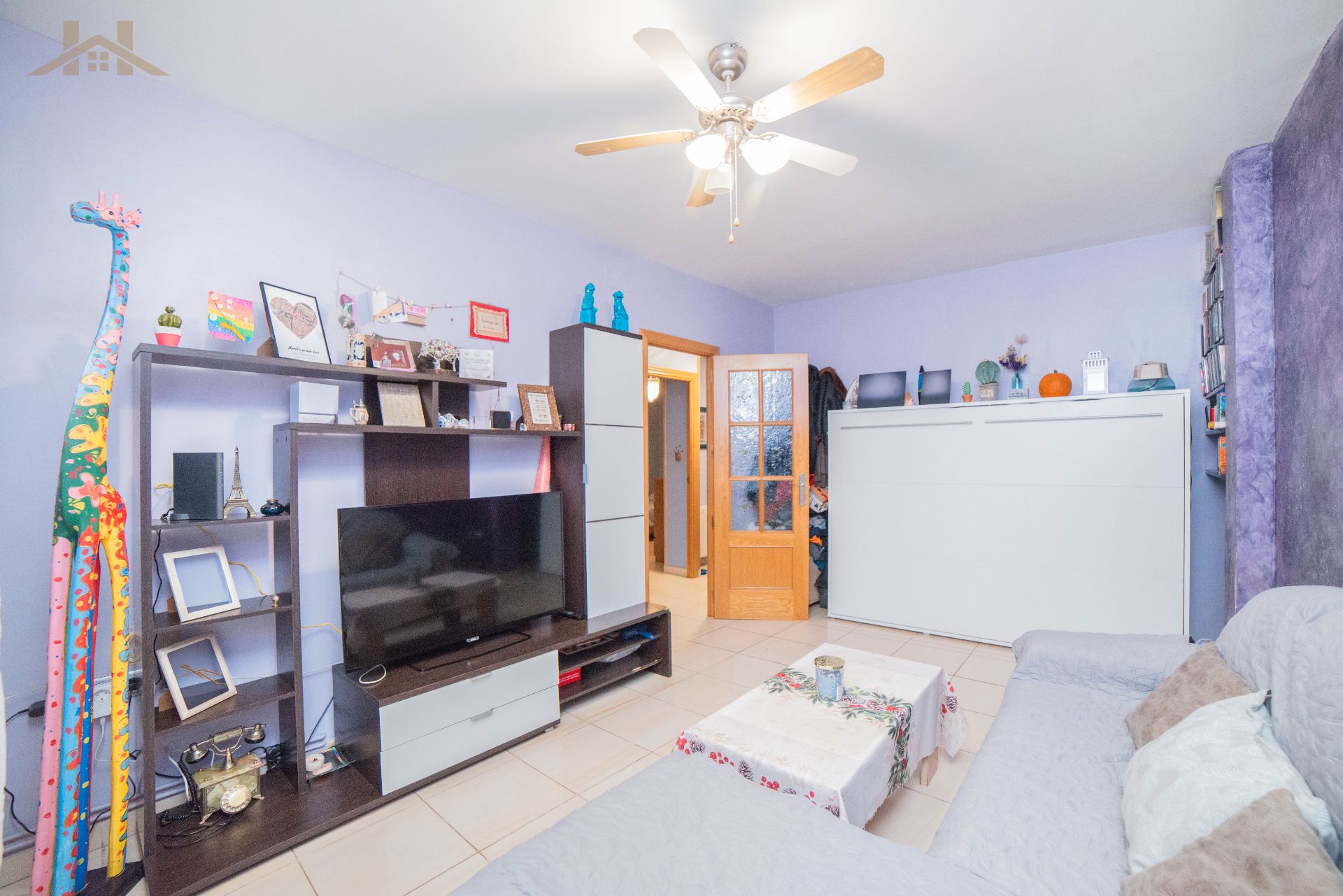 Sala d'estar de Casa adosada en venda en San Martín de la Vega amb Calefacció, Jardí privat i Traster