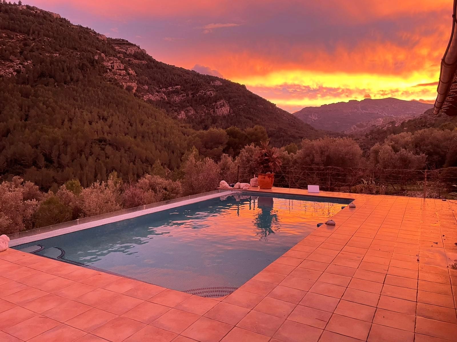 Swimming pool of Country homes for sale in Castell de Castells  with Air Conditioner, Heating and Private garden