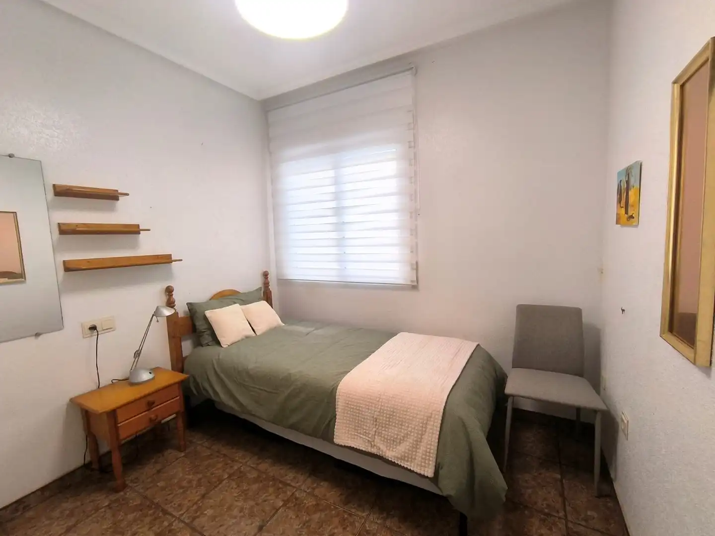 Dormitori de Apartament de lloguer en San Javier amb Aire condicionat, Calefacció i Terrassa