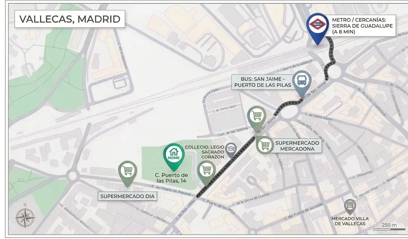 Exterior view of Flat for sale in Madrid  with Air Conditioner, Heating and Terrace