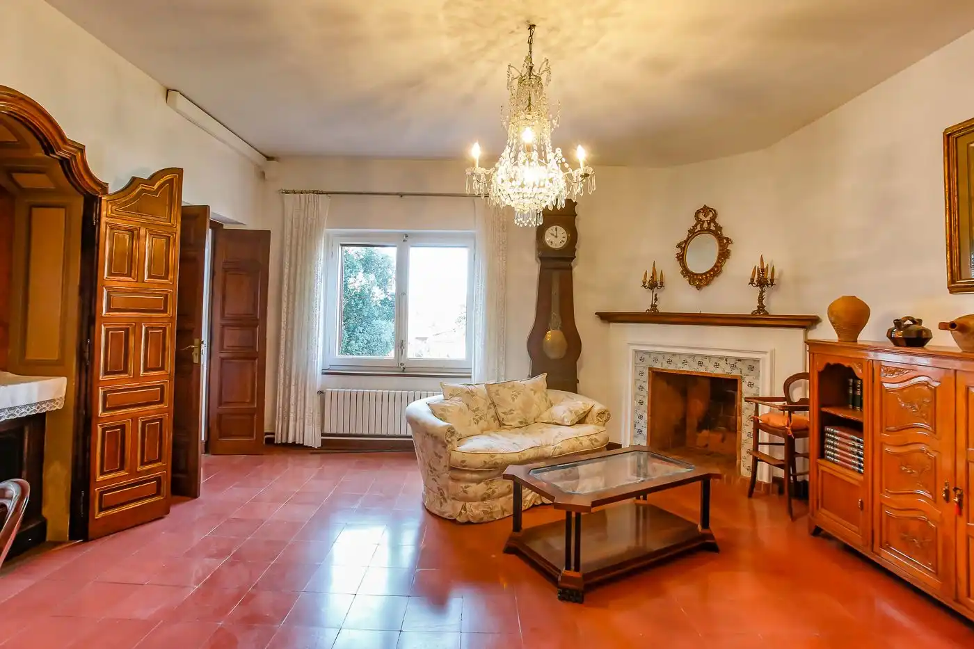 Sala d'estar de Finca rústica en venda en Les Franqueses del Vallès