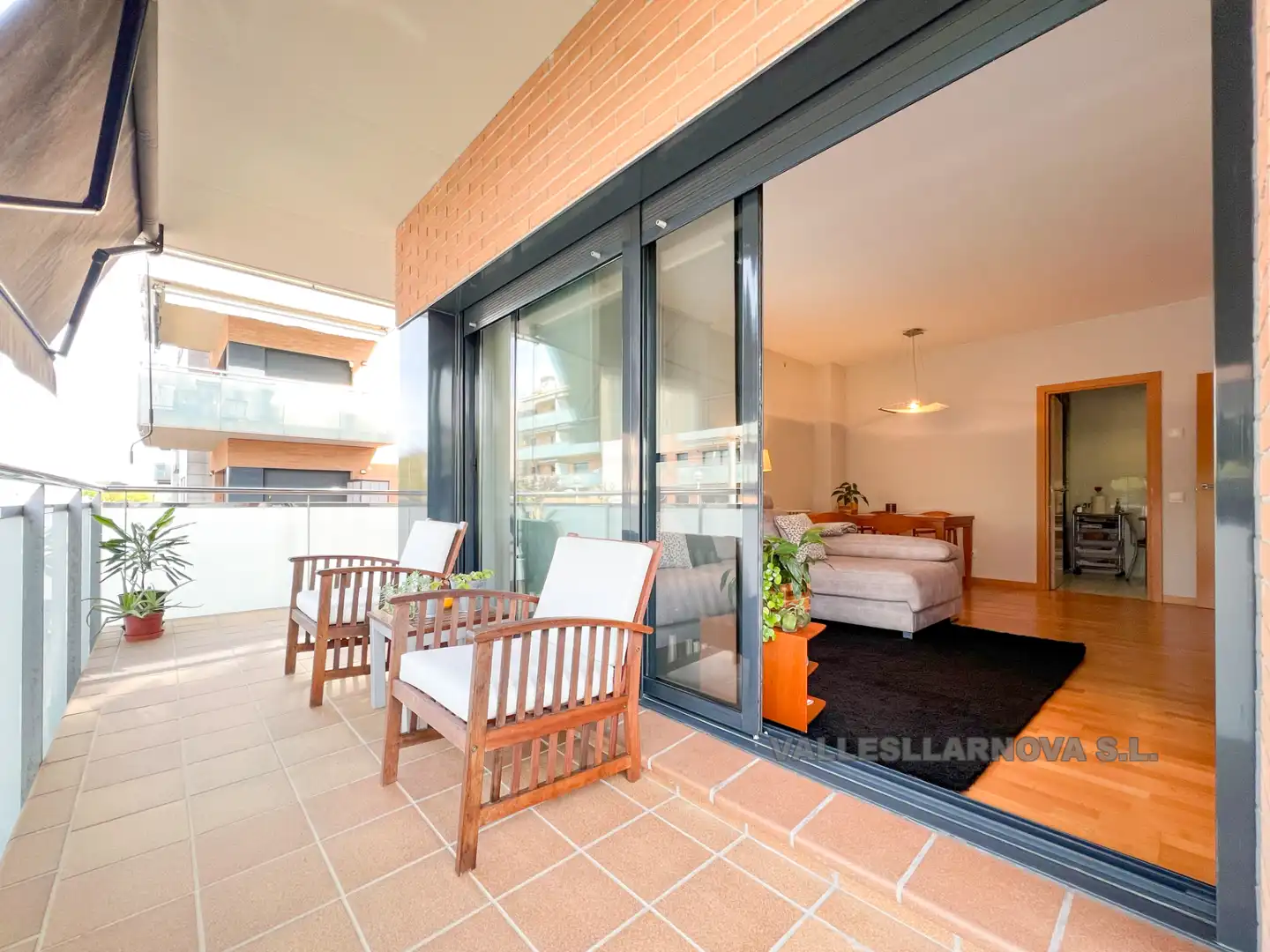 Terrasse von Wohnung zum Verkauf in Parets del Vallès mit Klimaanlage, Heizung und Parkett