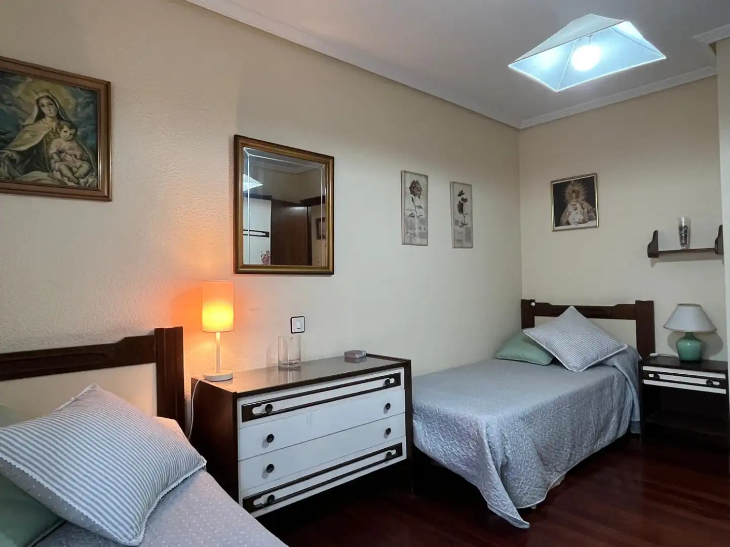 Bedroom of Flat for sale in Los Corrales de Buelna   with Heating, Parquet flooring and Storage room