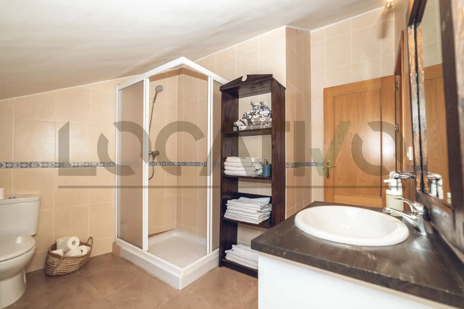 Bathroom of Flat for sale in Villanueva de la Vera  with Air Conditioner and Heating