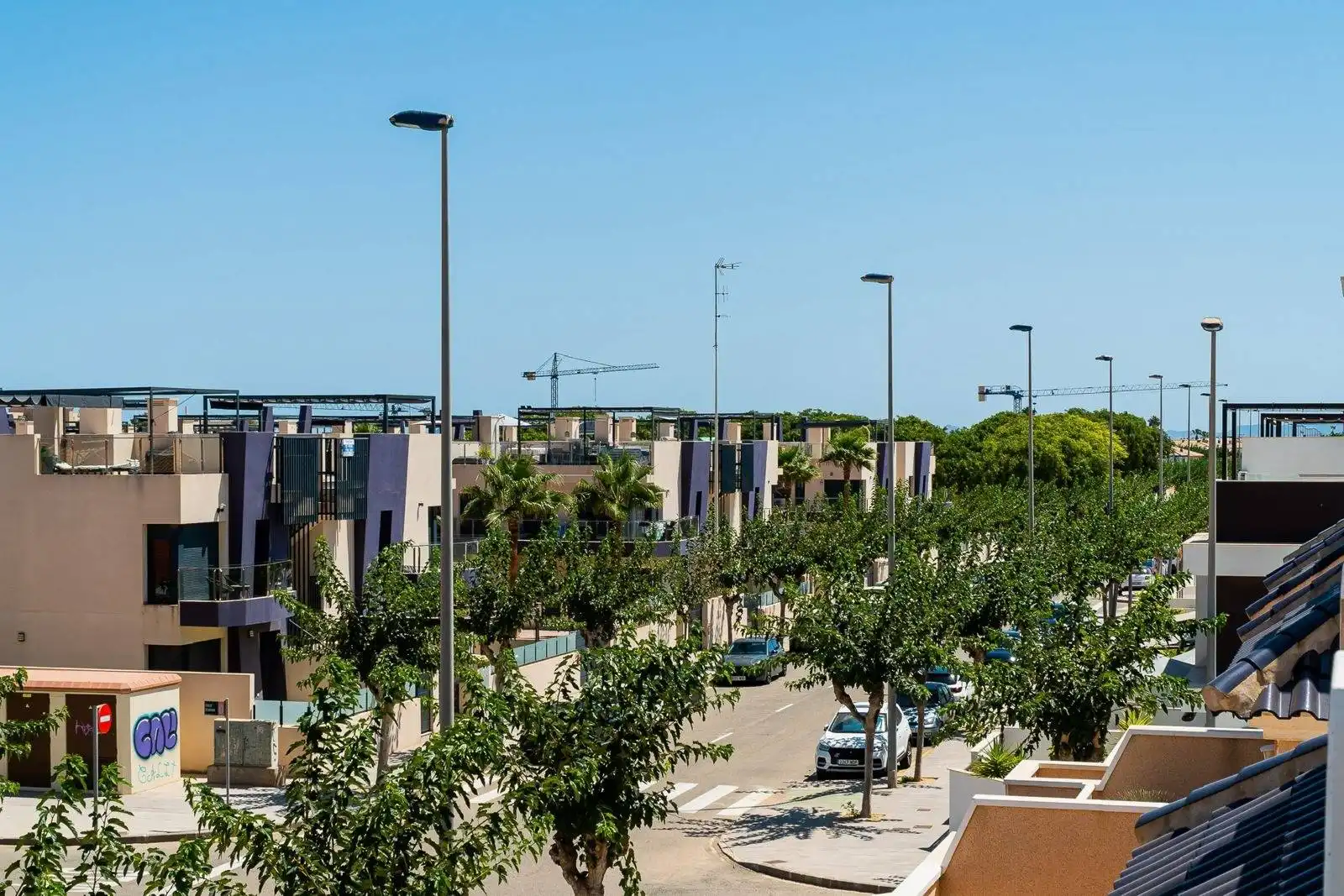 Exterior view of Detached homes for rent in Pilar de la Horadada  with Air Conditioner, Heating and Private garden