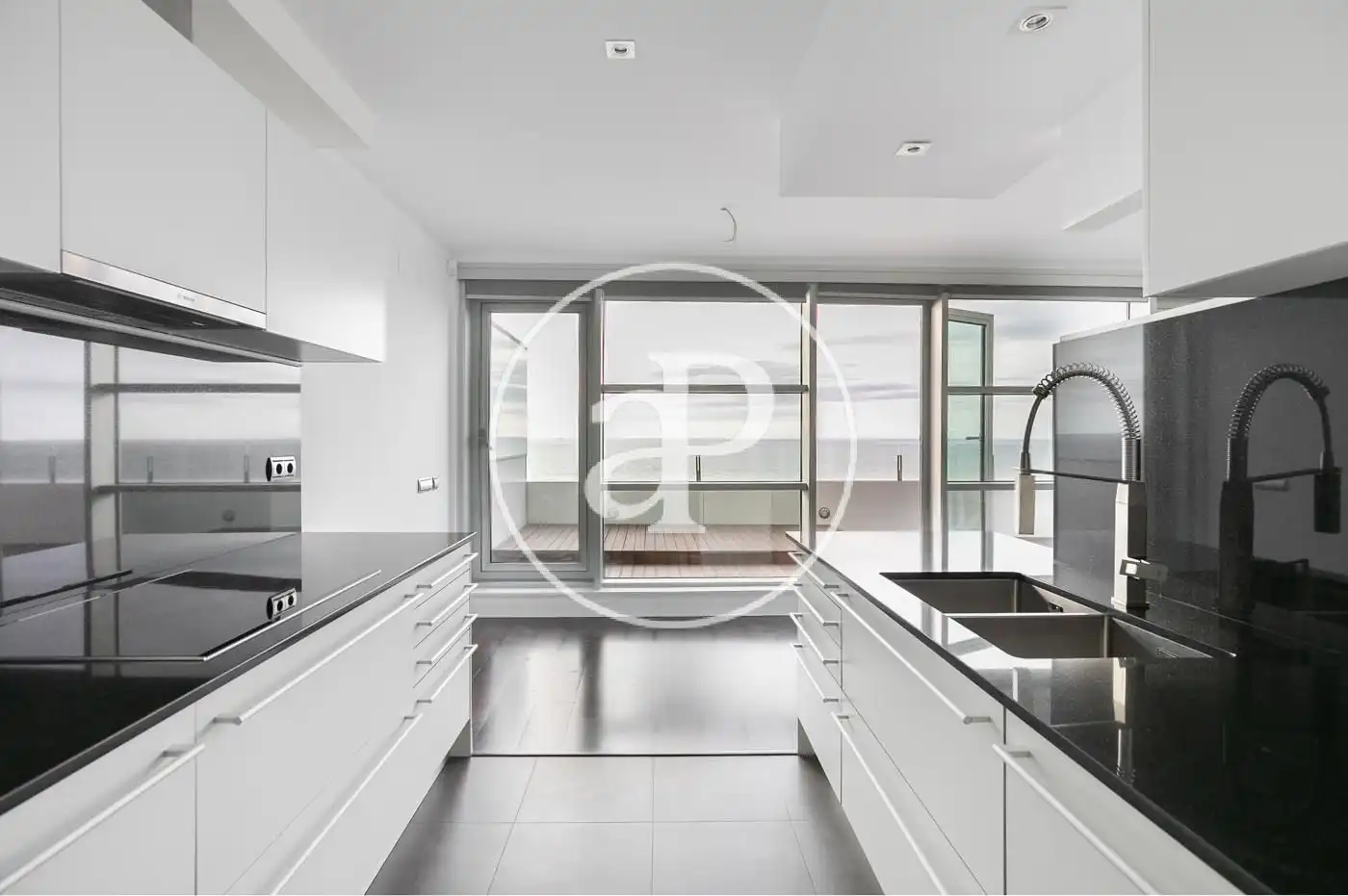 Kitchen of Attic for sale in Barcelona  with Air Conditioner, Heating and Terrace