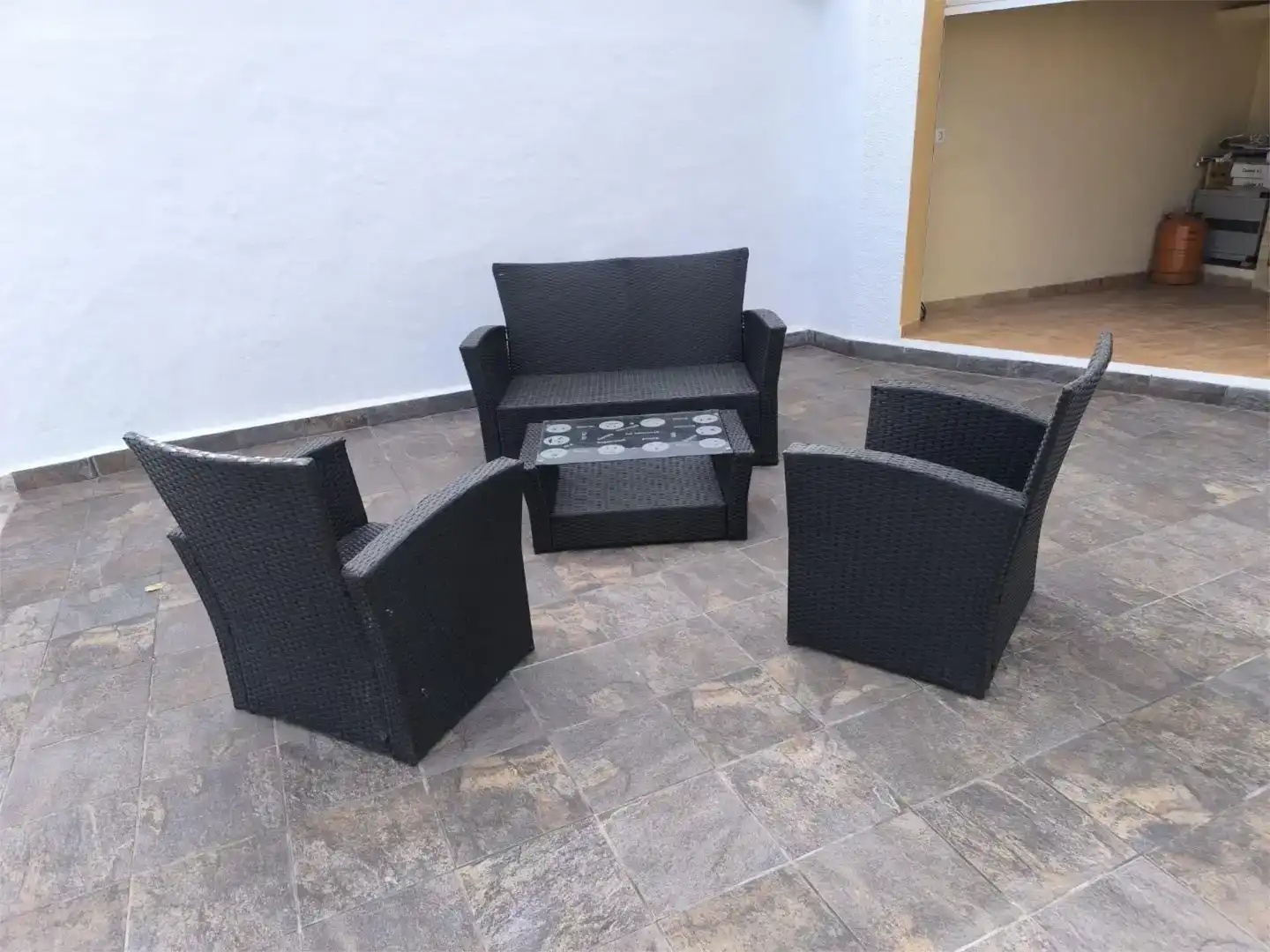 Terrace of Flat for sale in Calpe / Calp  with Air Conditioner, Private garden and Swimming Pool
