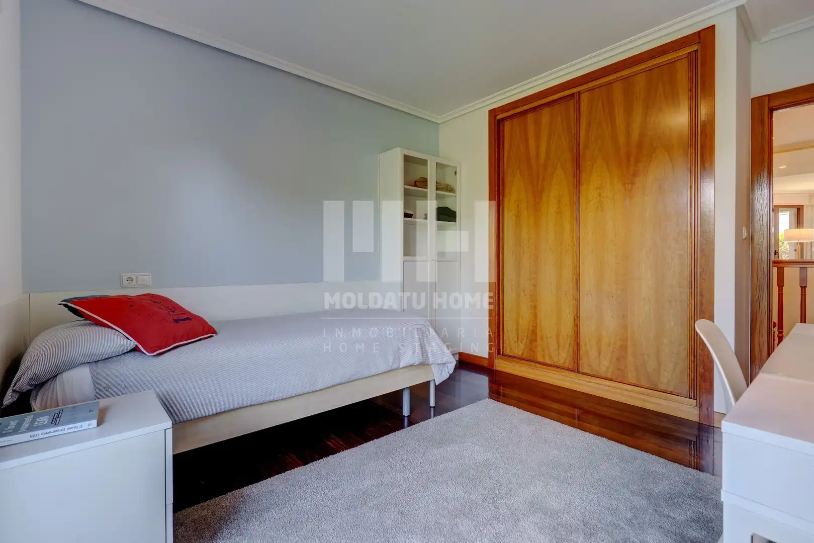 Schlafzimmer von Wohnung zur Miete in Donostia - San Sebastián  mit Heizung, Privatgarten und Terrasse