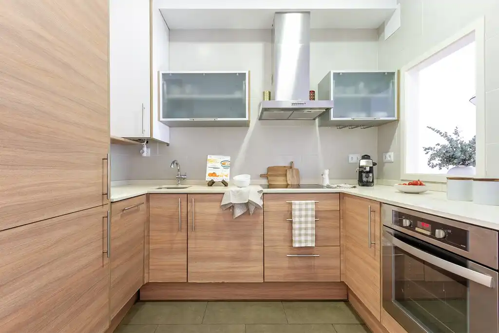 Kitchen of Apartments for sale in Barcelona  with Air Conditioner, Heating and Parquet flooring