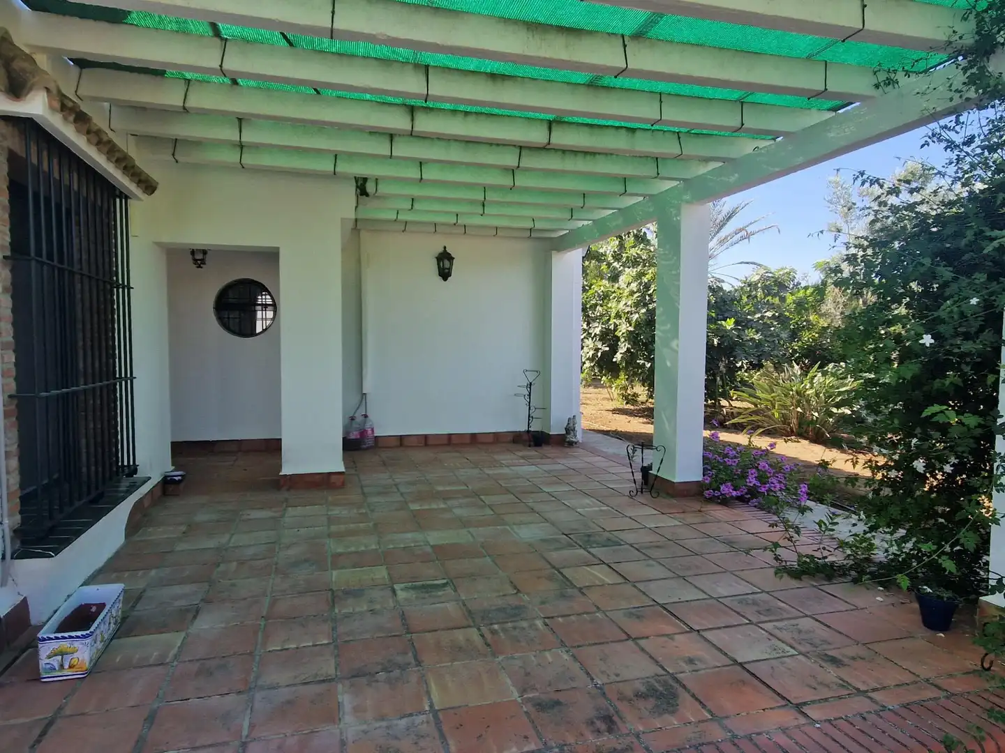 Terraza de Finca rústica en venta en Jerez de la Frontera con Aire acondicionado, Calefacción y Piscina