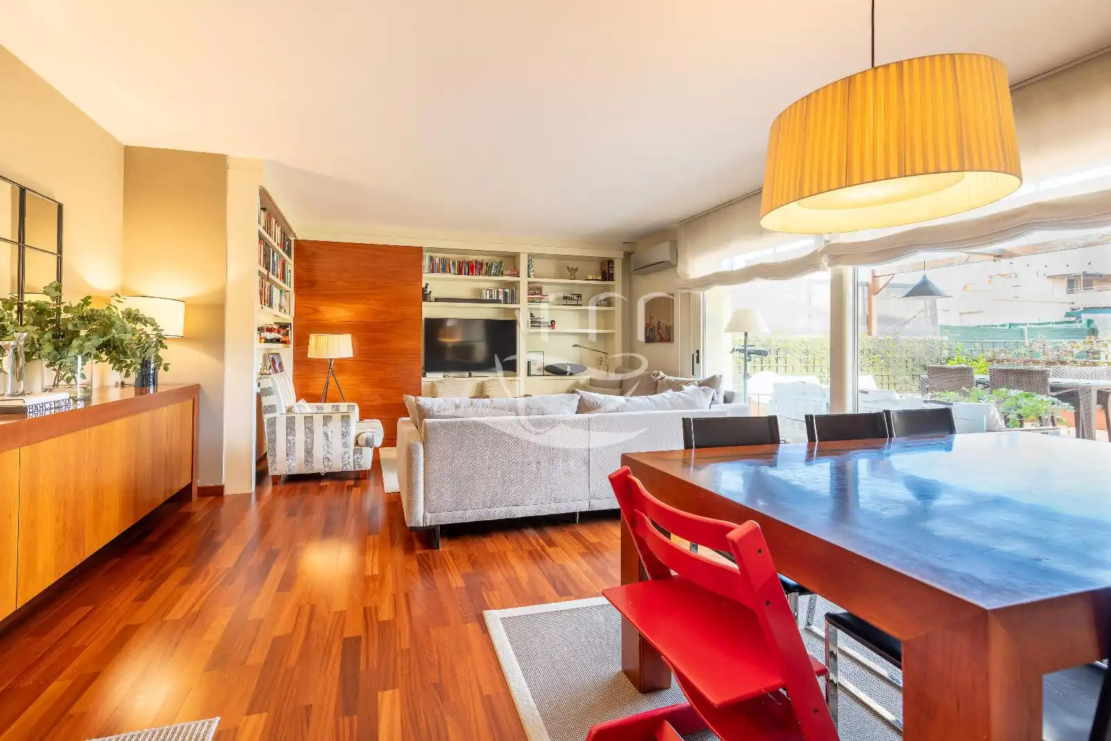 Wohnzimmer von Wohnung zum Verkauf in Palafrugell mit Klimaanlage, Heizung und Terrasse