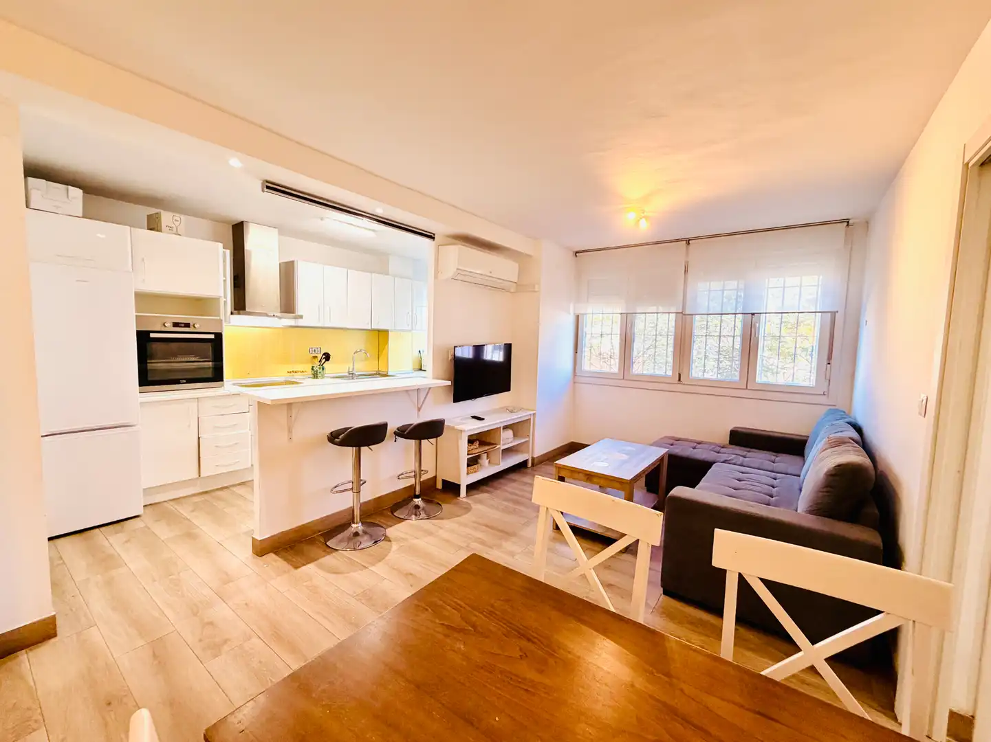 Cocina de Piso en venta en  Sevilla Capital con Aire acondicionado, Parquet y Amueblado