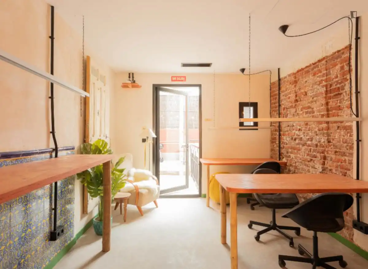 Apartament per a compartir en Madrid amb Aire condicionat, Calefacció i Moblat