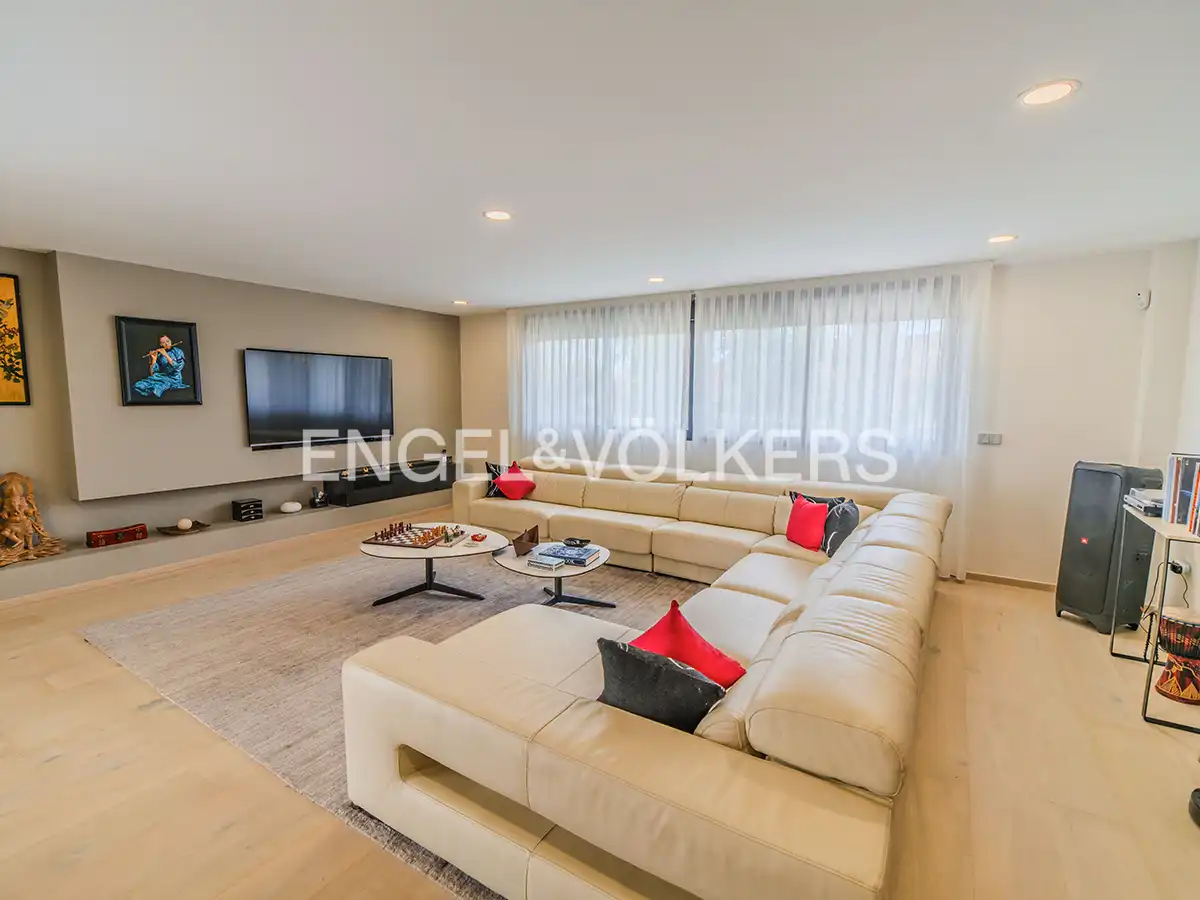 Sala de estar de Casa o chalet en venta en Mutxamel con Aire acondicionado, Calefacción y Jardín privado