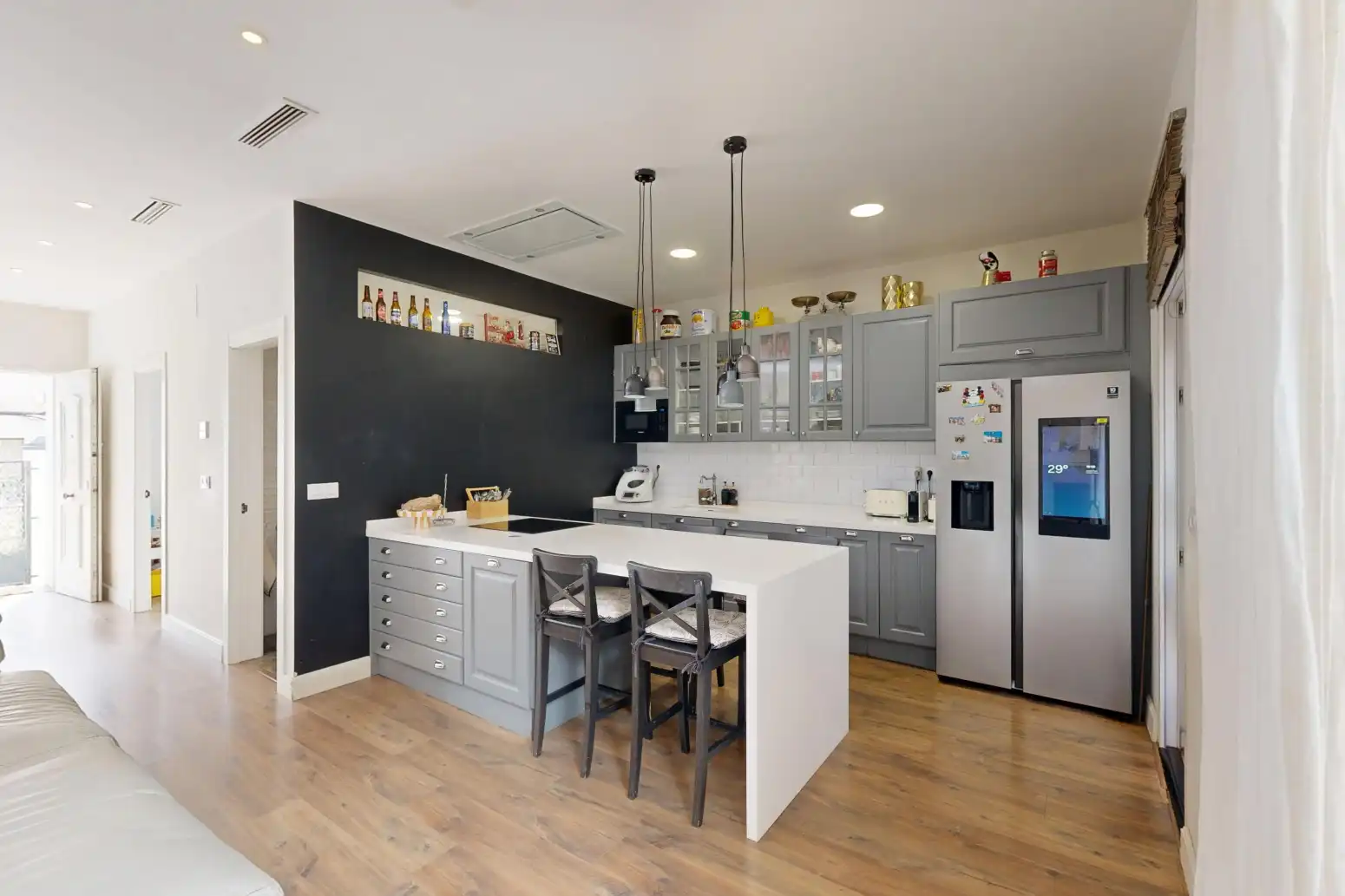 Kitchen of Houses for sale in Cartagena  with Air Conditioner, Parquet flooring and Terrace