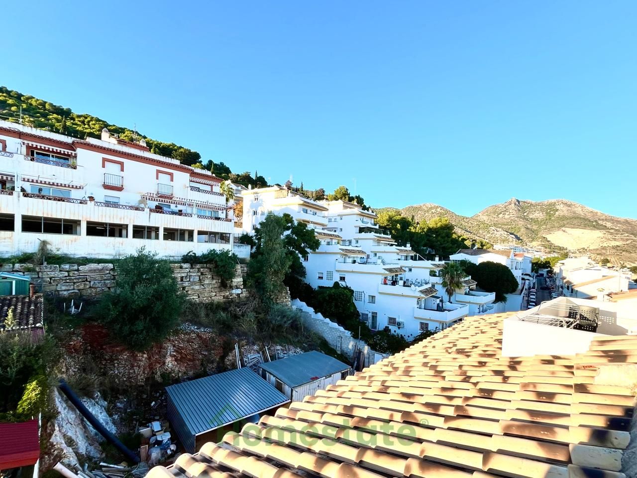 Vista exterior de Pis de lloguer en Benalmádena amb Aire condicionat i Terrassa