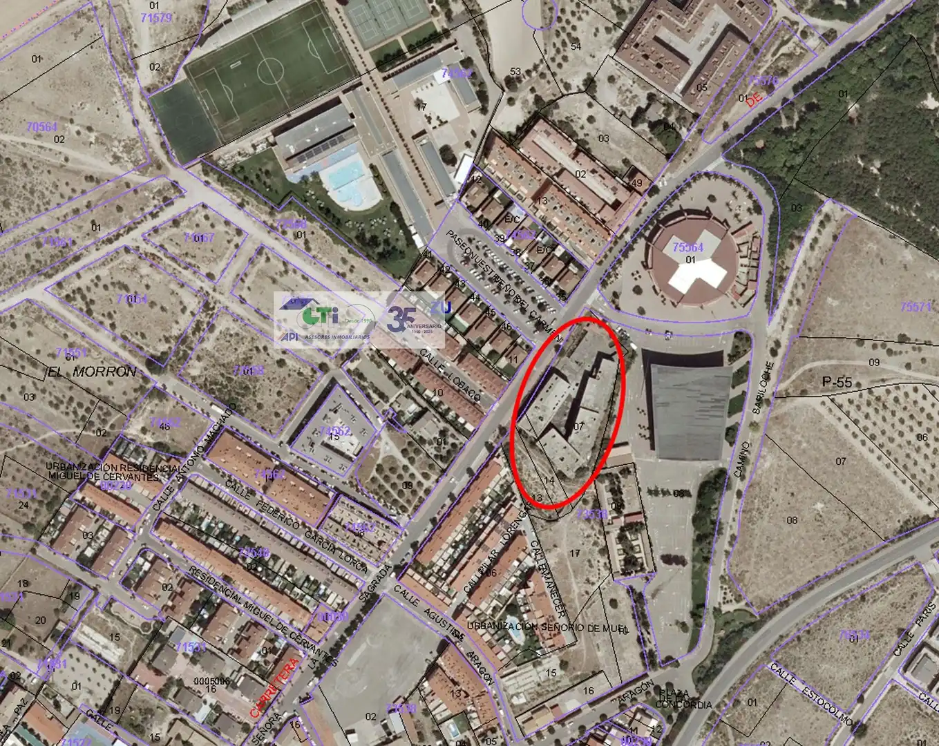 Terreno industrial en venta en C/ Nuestra Señora de la Sagrada
