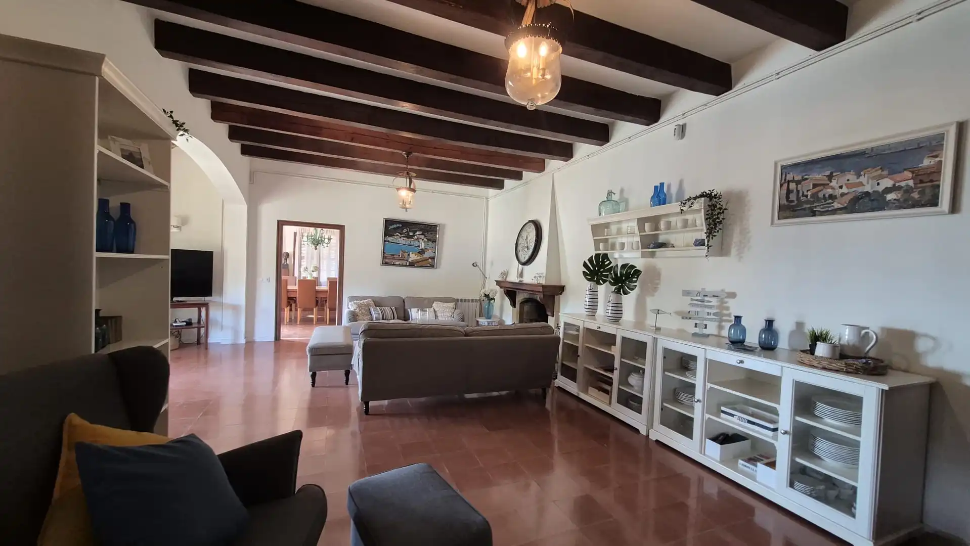 Sala d'estar de Casa o xalet en venda en Palafrugell