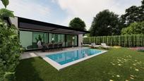 Piscina de Casa adosada en venda en Matadepera amb Jardí privat i Piscina