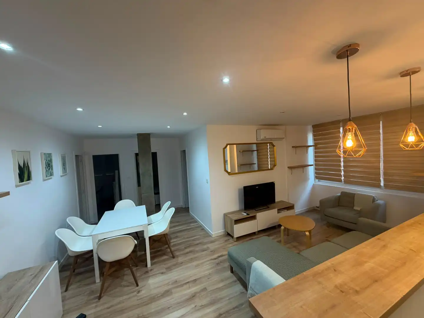 Wohnzimmer von Wohnung zur Miete in Granada mit Klimaanlage, Möbliert und Fernseher