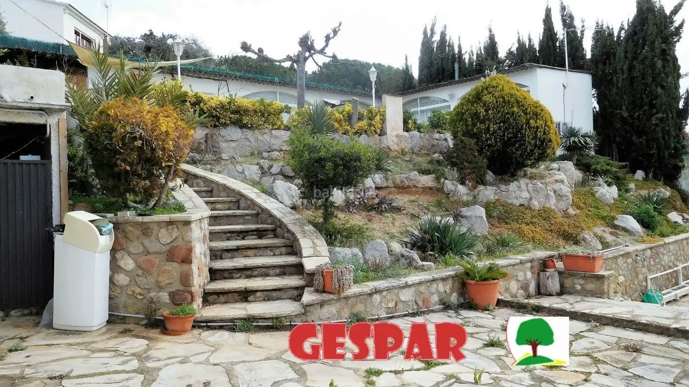 Jardín de Casa o chalet en venta en Bigues i Riells del Fai con Piscina
