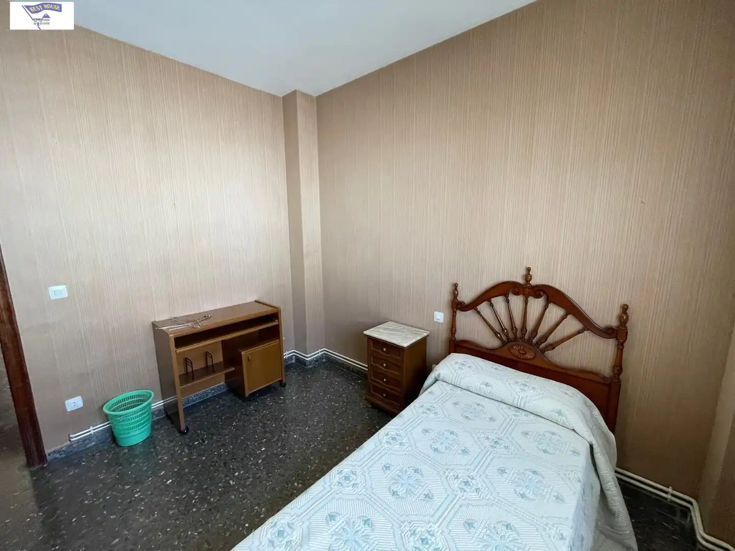 Bedroom of Flat for rent in Albacete  with Heating, Furnished and Balcony