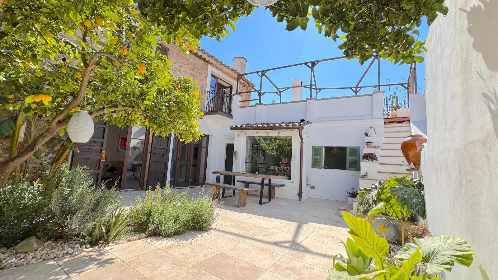 Jardí de Casa adosada en venda en Esporles amb Calefacció, Parquet i Terrassa