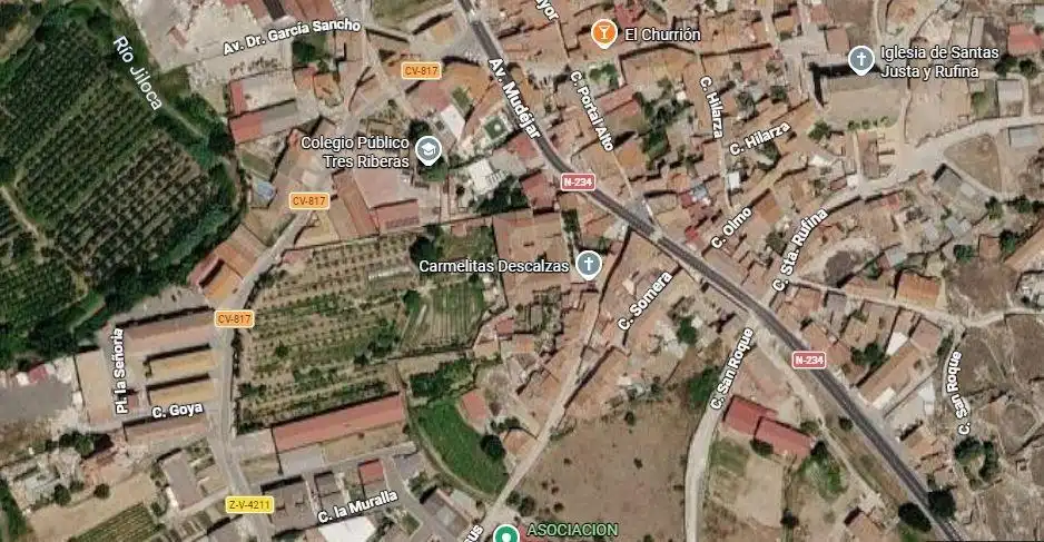 Exterior view of Houses for sale in Maluenda, Zaragoza