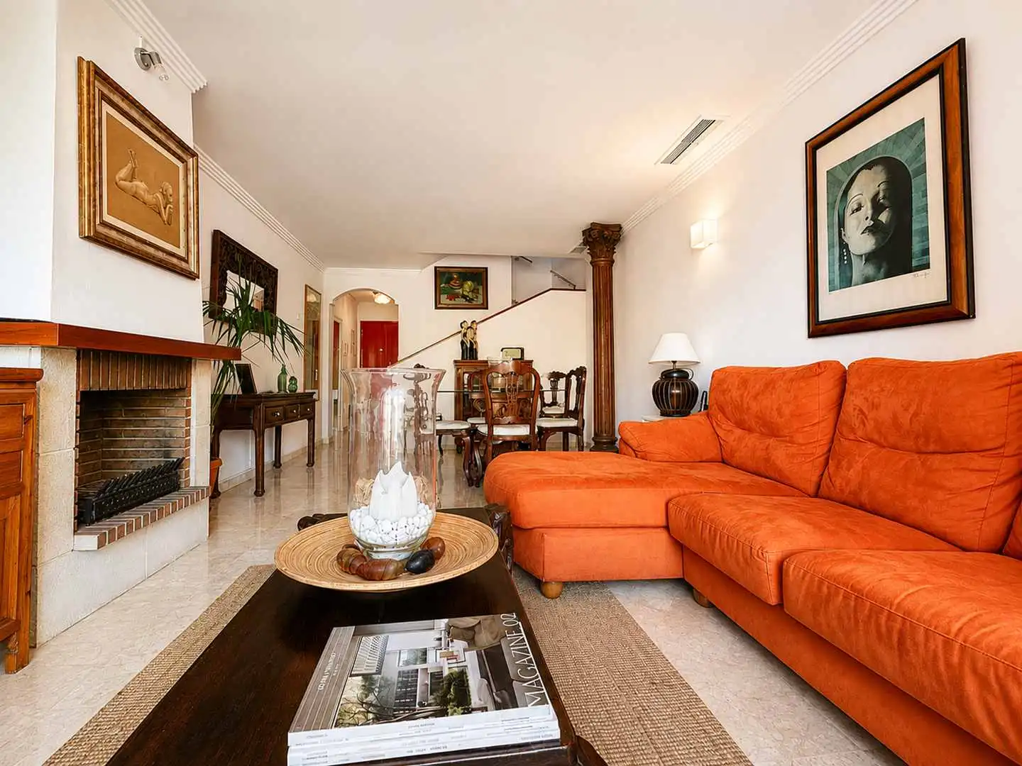 Sala de estar de Dúplex en venta en Manilva con Aire acondicionado, Calefacción y Terraza