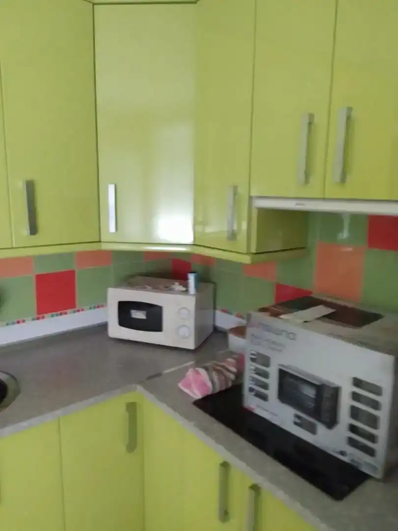 Cuina de Dúplex de lloguer en Badajoz Capital amb Aire condicionat i Balcó