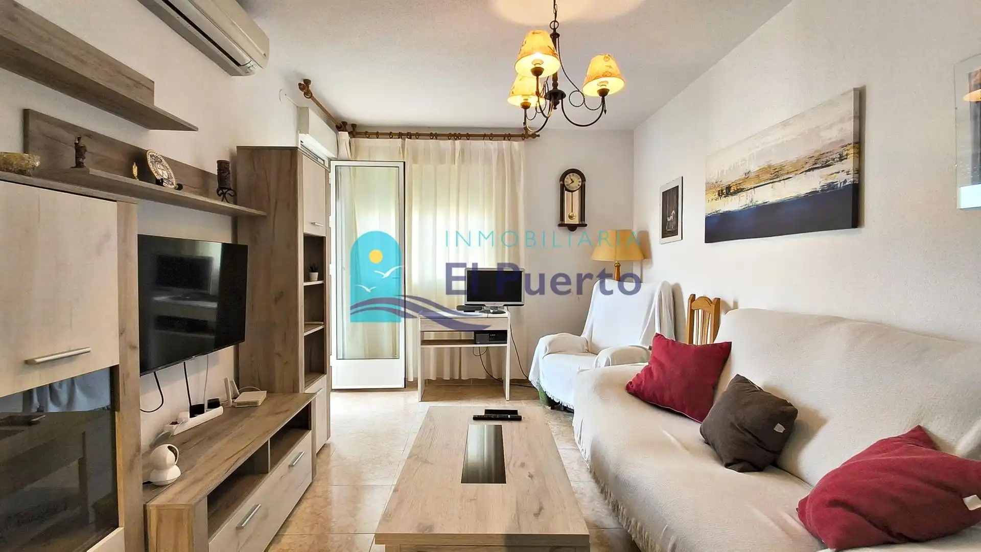 Sala de estar de Apartamento en venta en Puerto de Mazarrón