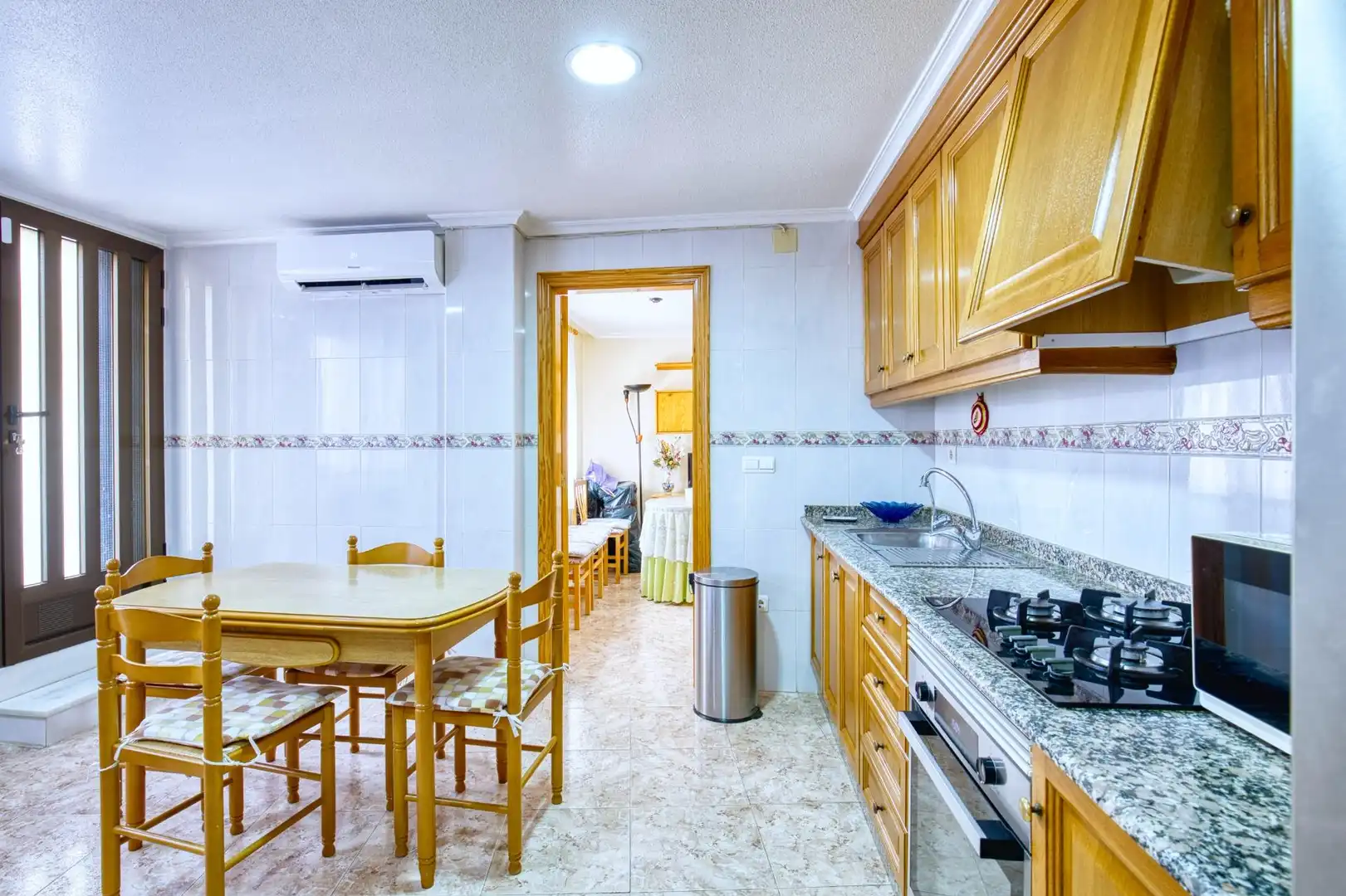 Kitchen of Flat for sale in Aspe  with Air Conditioner, Terrace and Storage room