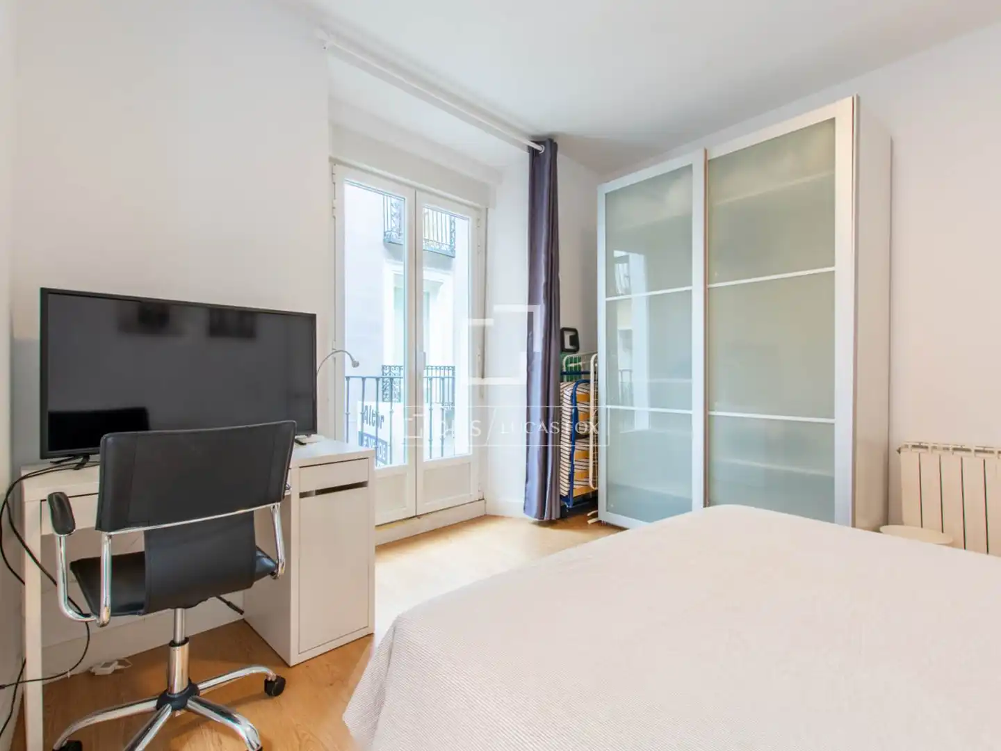 Bedroom of Flat for rent in Alcalá de Guadaira  with Air Conditioner, Heating and Furnished