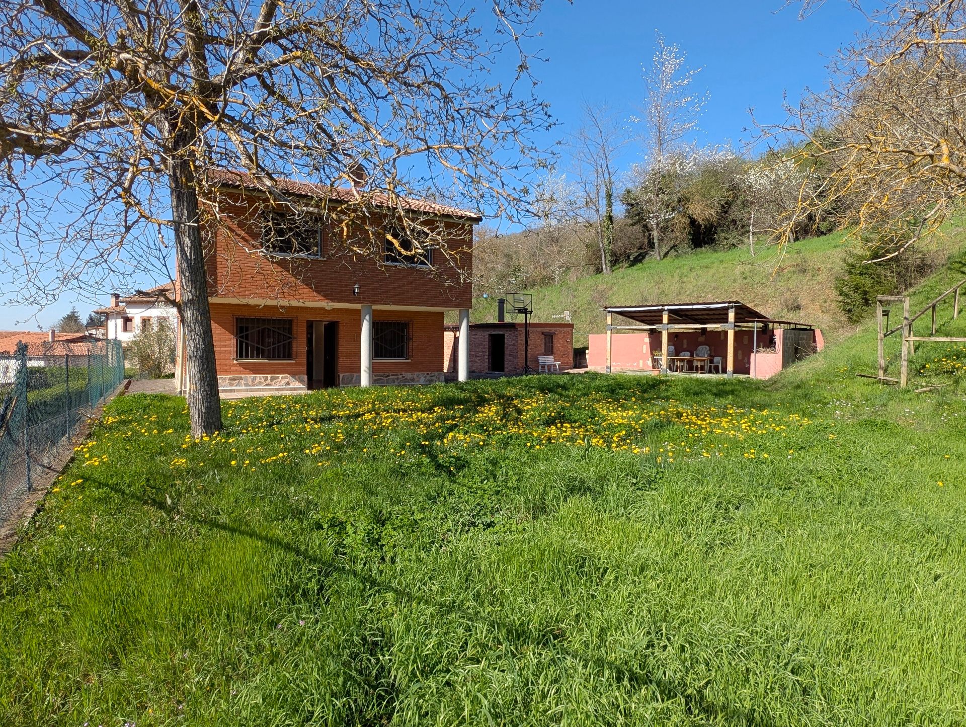 Exterior view of House or chalet for sale in Santurdejo  with Heating, Private garden and Terrace